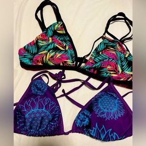 Two bikini tops!